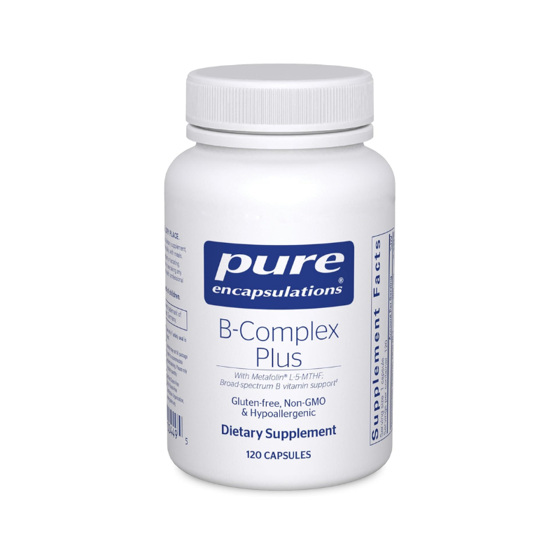 美國Pure Encapsulations 活性維生素補B群 B-Complex Plus 120粒 膠囊