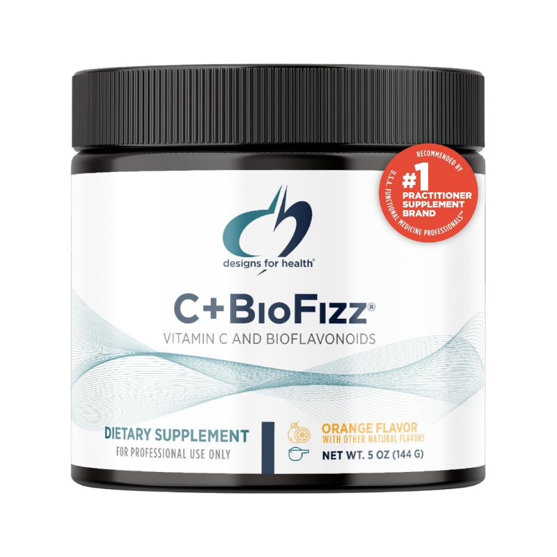 美國Designs for Health - 槲皮素C粉劑 - C+BioFizz Fizzy - 36 份/144 克