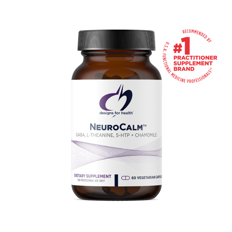 美國Designs for Health 情緒支持 含GABA 茶氨酸 NeuroCalm,60粒膠囊