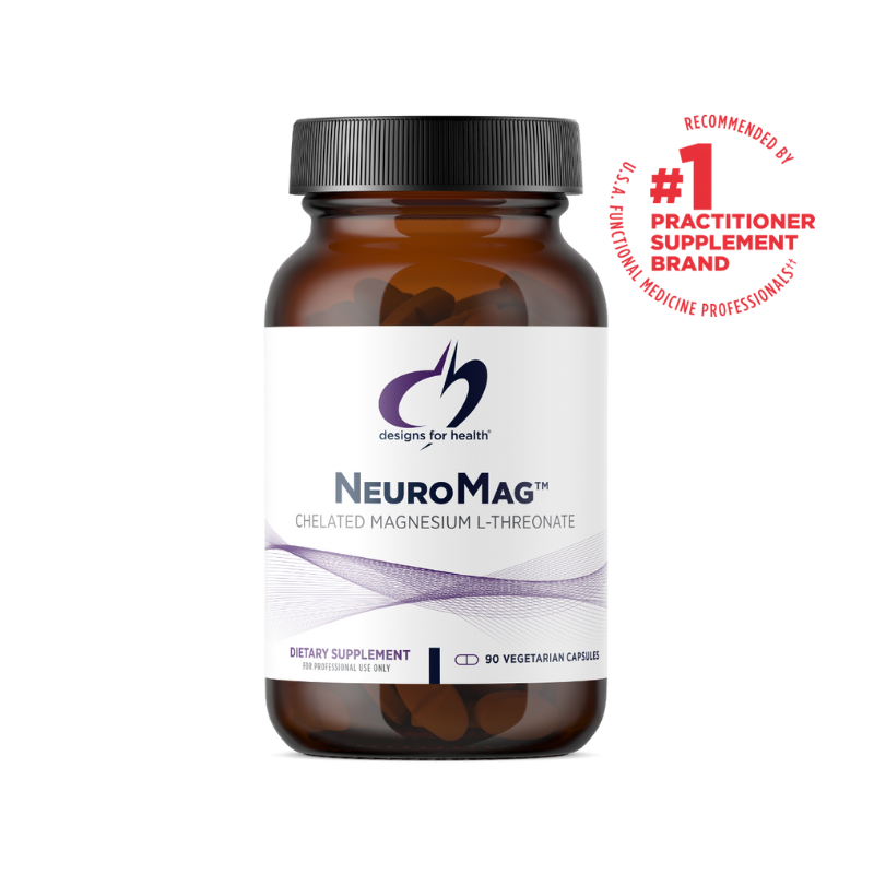 美國Designs for Health L-蘇糖酸鎂 促進大腦認知 NeuroMag,90粒膠囊