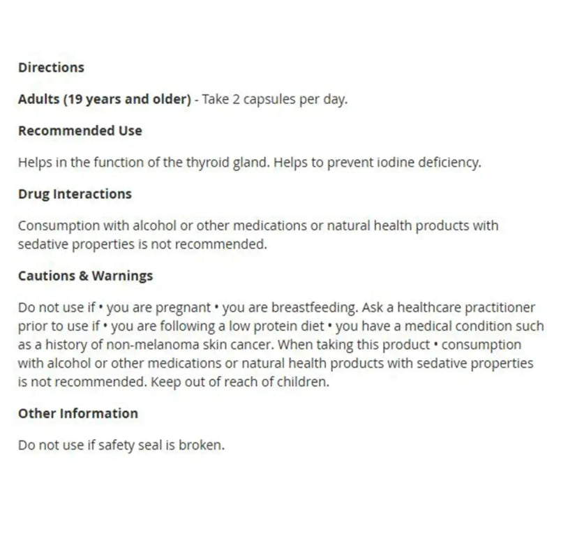 加拿大CanPrev 甲狀腺專業配方 Thyroid-Pro Formula,60粒 膠囊
