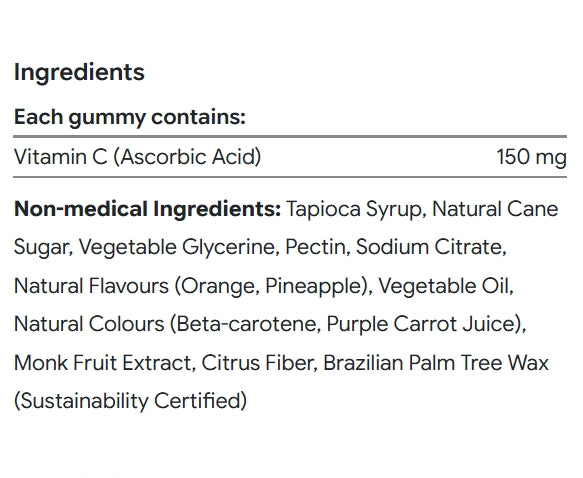加拿大直送allKiDz 兒童維生素C軟糖 Vitamin C Gummies, 80粒