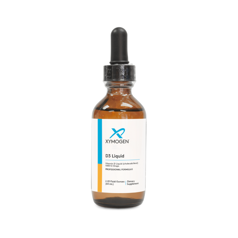 美國XYMOGEN 维生素D3 液體 D3 Liquid 2.03 盎司 / 60 mL