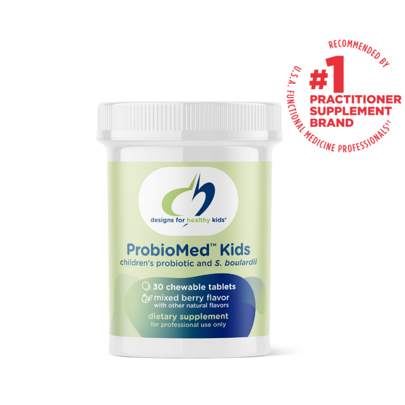 美國Designs for Health 兒童咀嚼益生菌配方 ProbioMed Kids,30 片