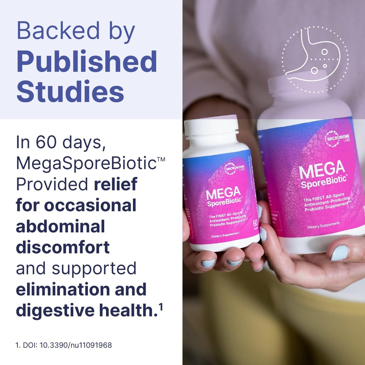 美國Microbiome Labs 孢子益生菌 MegaSporeBiotic,60粒膠囊