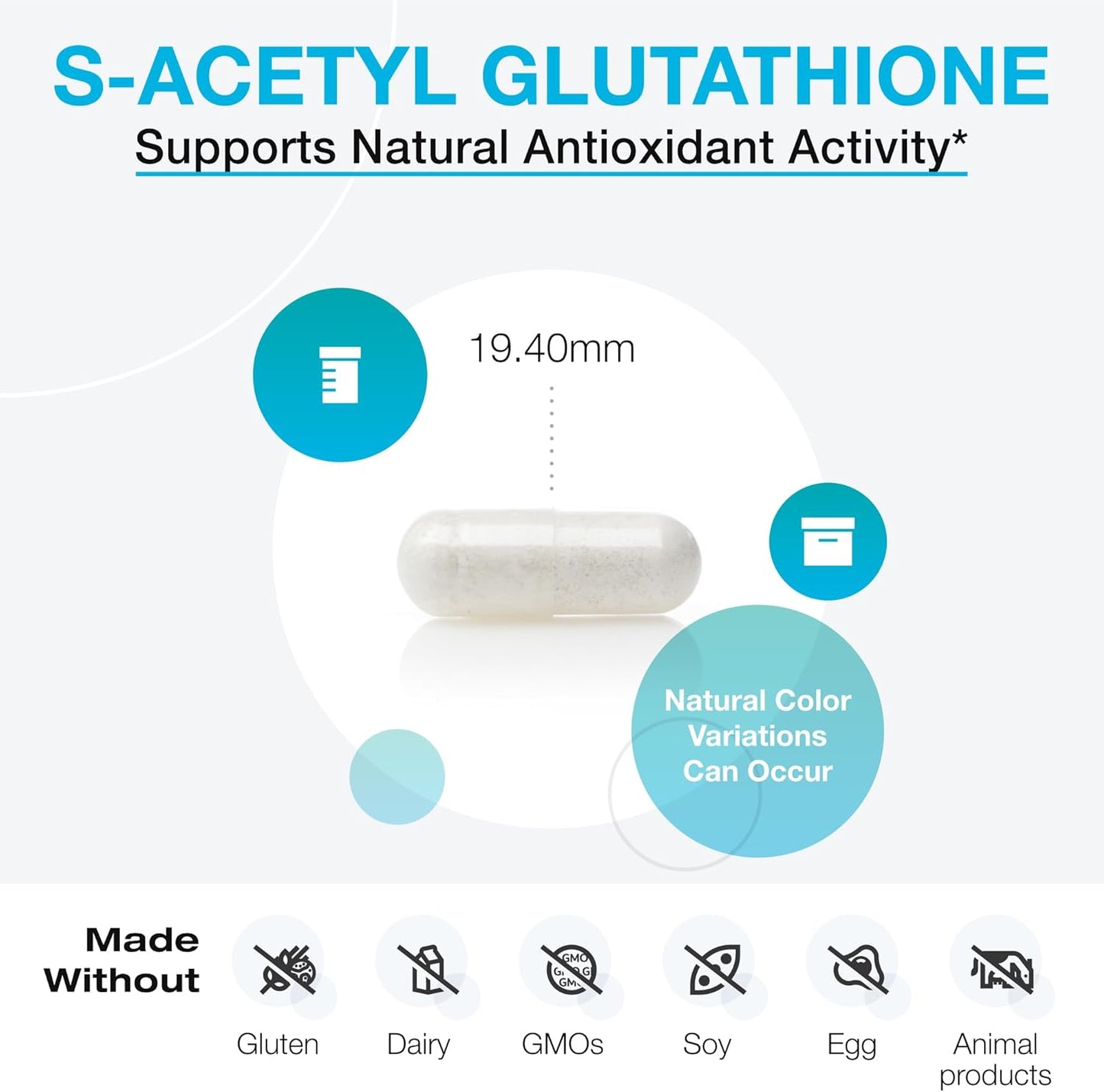 美國XYMOGEN S-乙醯穀胱甘肽 S-Acetyl Glutathione ,60 粒膠囊