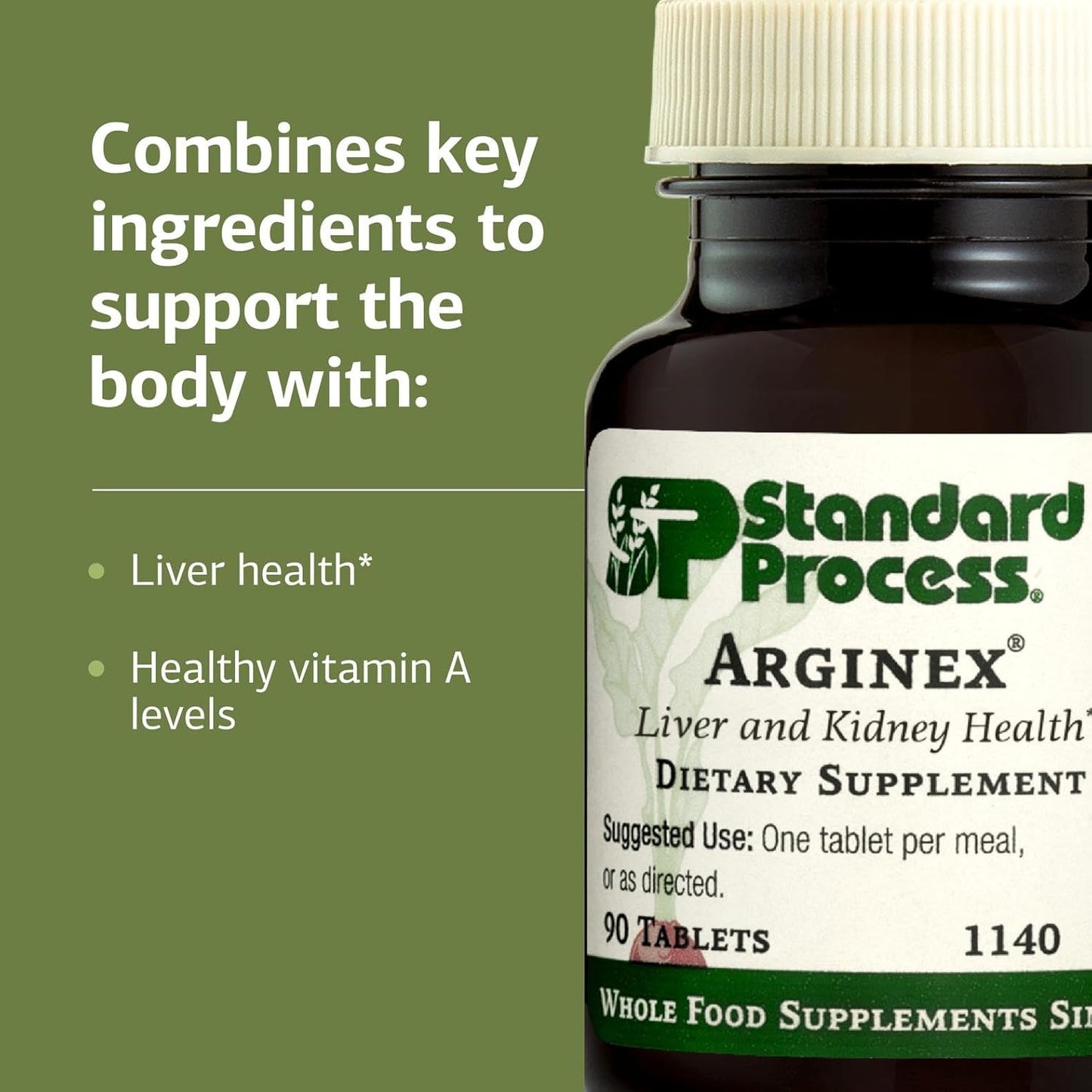 美國Standard Process 肝腎營養素 Arginex® 90片