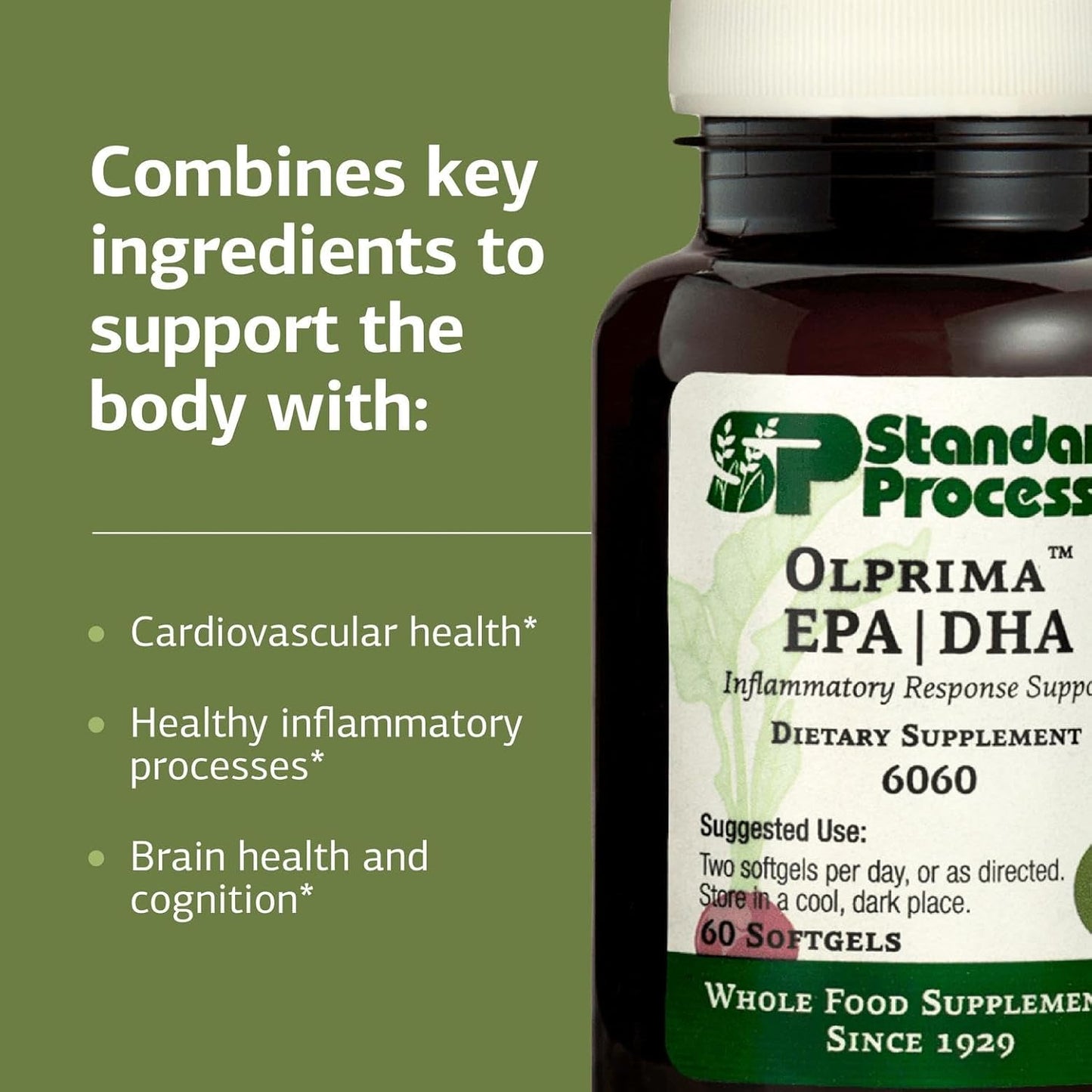 美國Standard Process 高品質魚油 Olprima™ EPA|DHA 60粒膠囊