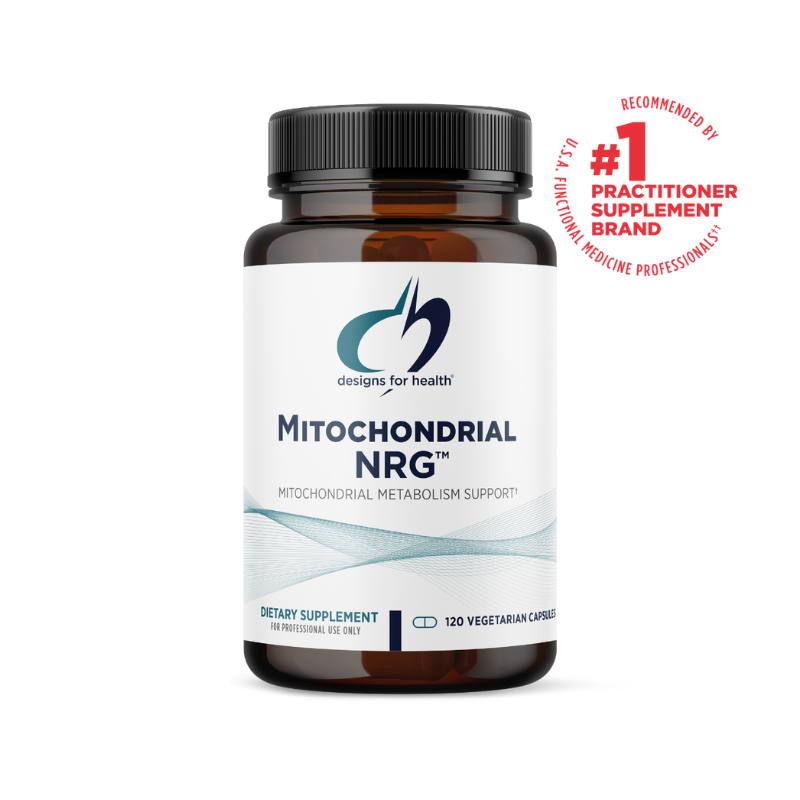 美國Designs for Health 綫粒體能量支持NRG MITOCHONDRIAL NRG,120 粒素食膠囊