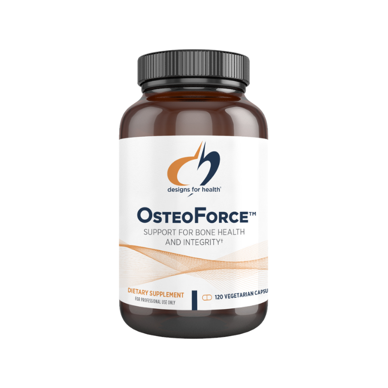 美國Designs for Health 鈣鎂礦物質 骨骼支援 OsteoForce,120粒膠囊