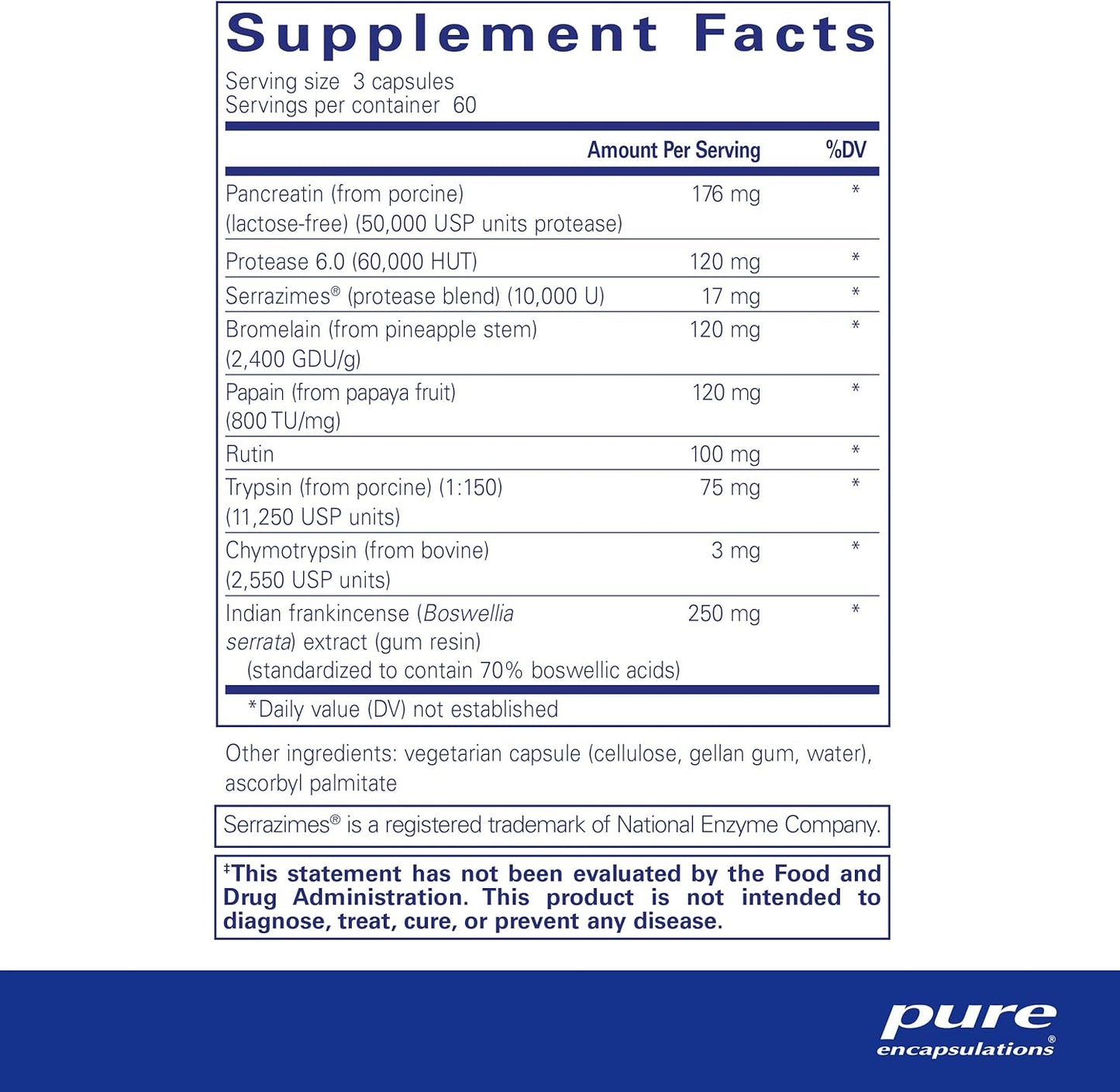 美國Pure Encapsulations 大腦吸收姜黃素 CurcumaSorb Mind 60粒 膠囊