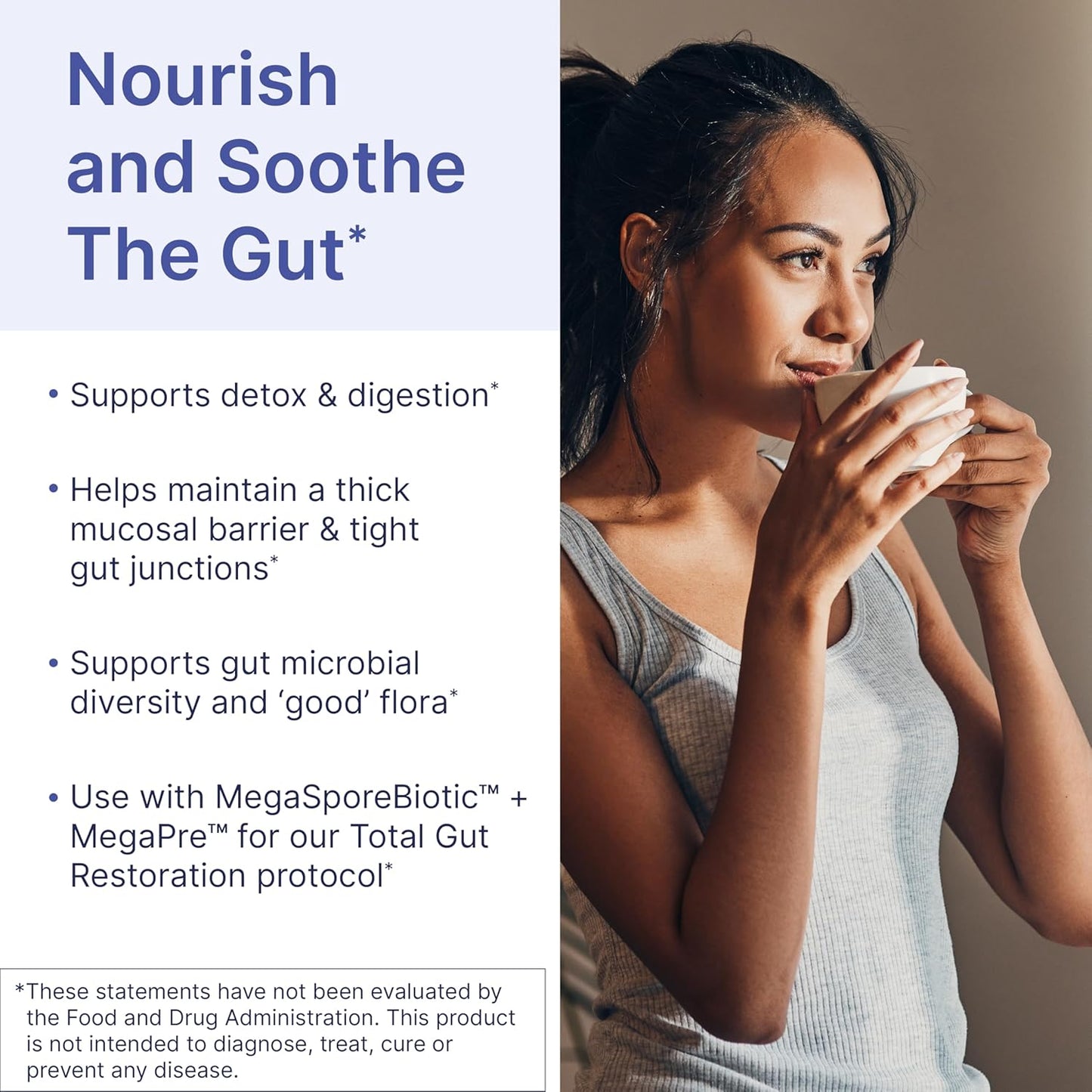 美國Microbiome Labs 胃腸道粘膜支持膠囊 MegaMucosa,180粒膠囊