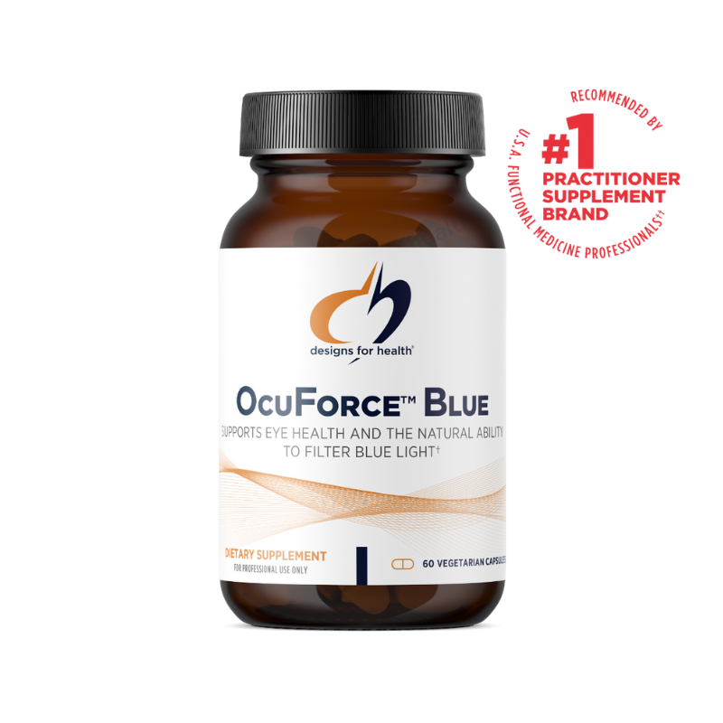 美國Designs for Health 藍光過濾 視力保護 OcuForce™Blue,60粒膠囊