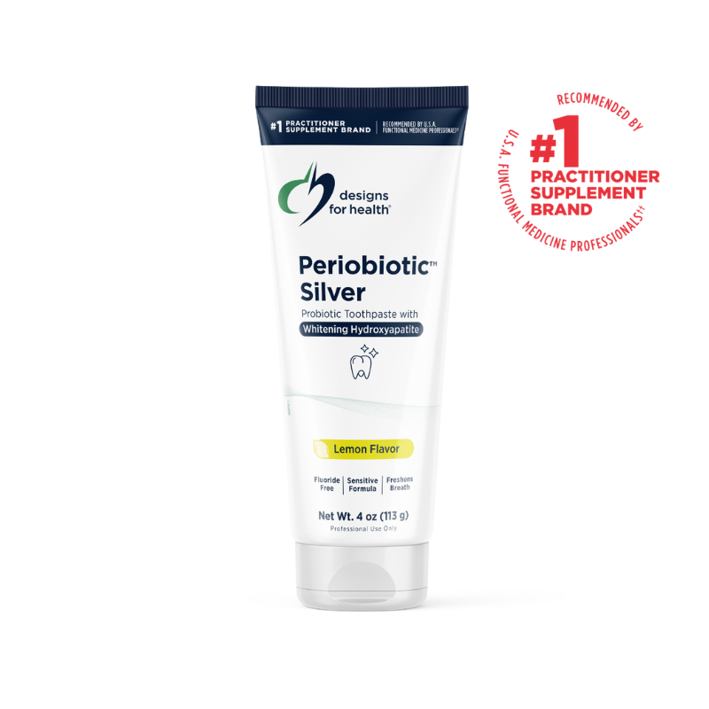 美國Designs for Health 無氟益生菌牙膏 PerioBiotic™ Silver 檸檬味