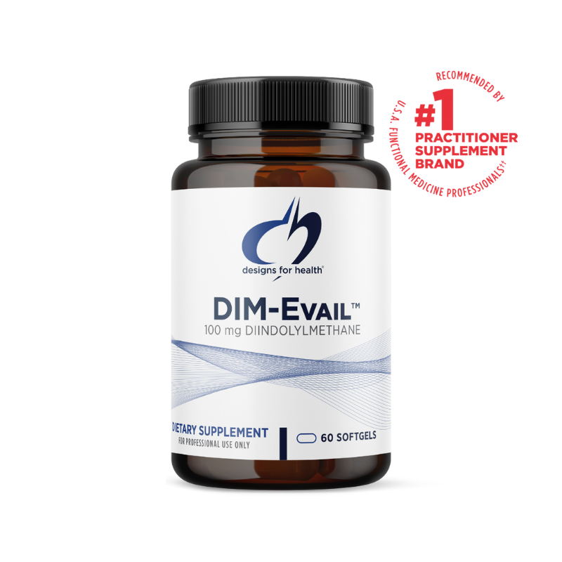 美國Designs for Health 雌激素代謝平衡 DIM-Evail,60粒膠囊