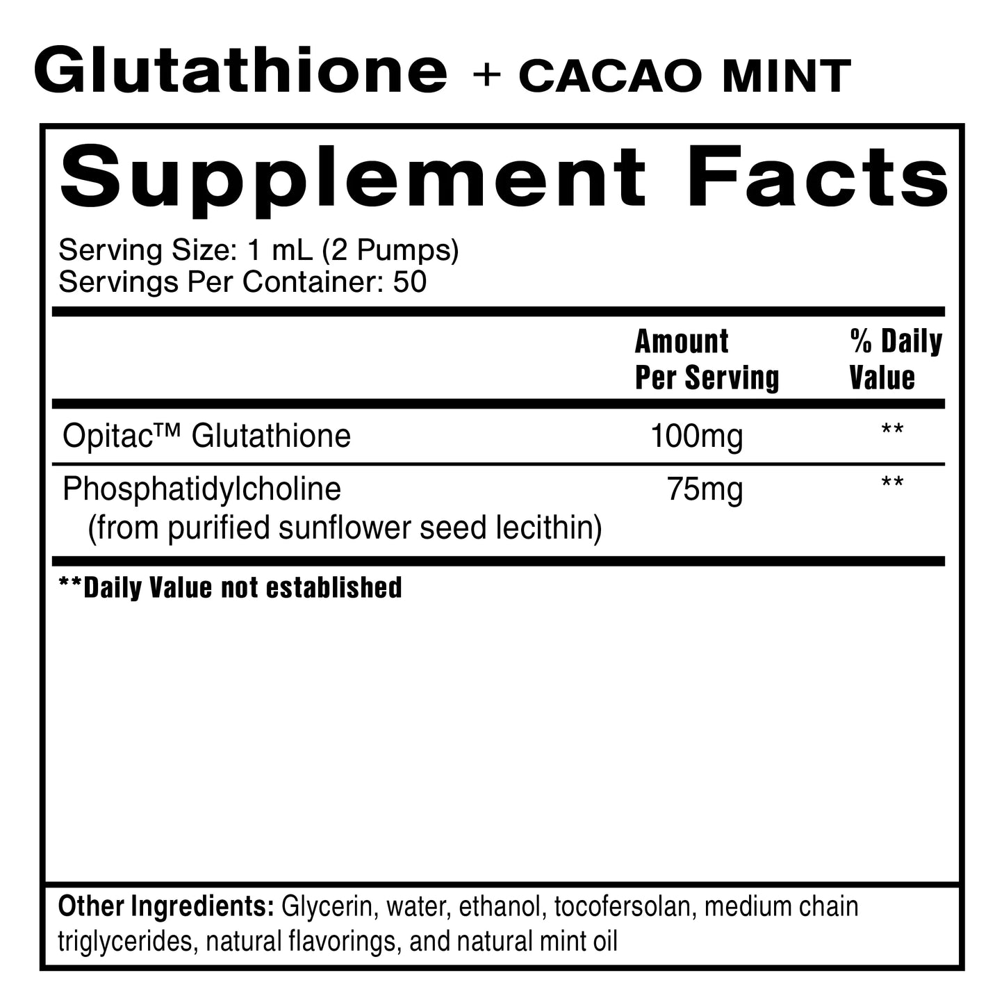 美國Quicksilver Scientific 脂質體穀胱甘肽 Liposomal Glutathione,50 mL
