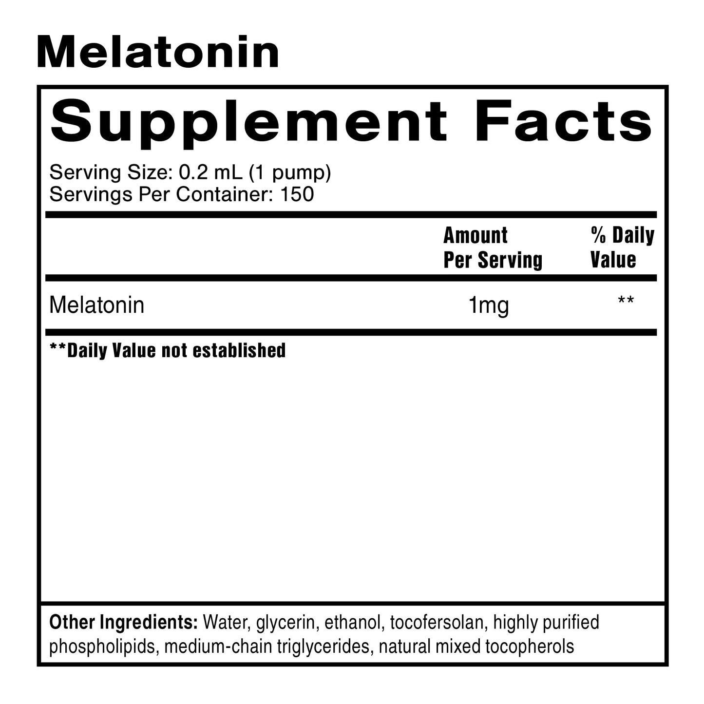 美國Quicksilver Scientific 脂質體褪黑素 Liposomal Melatonin,30 mL