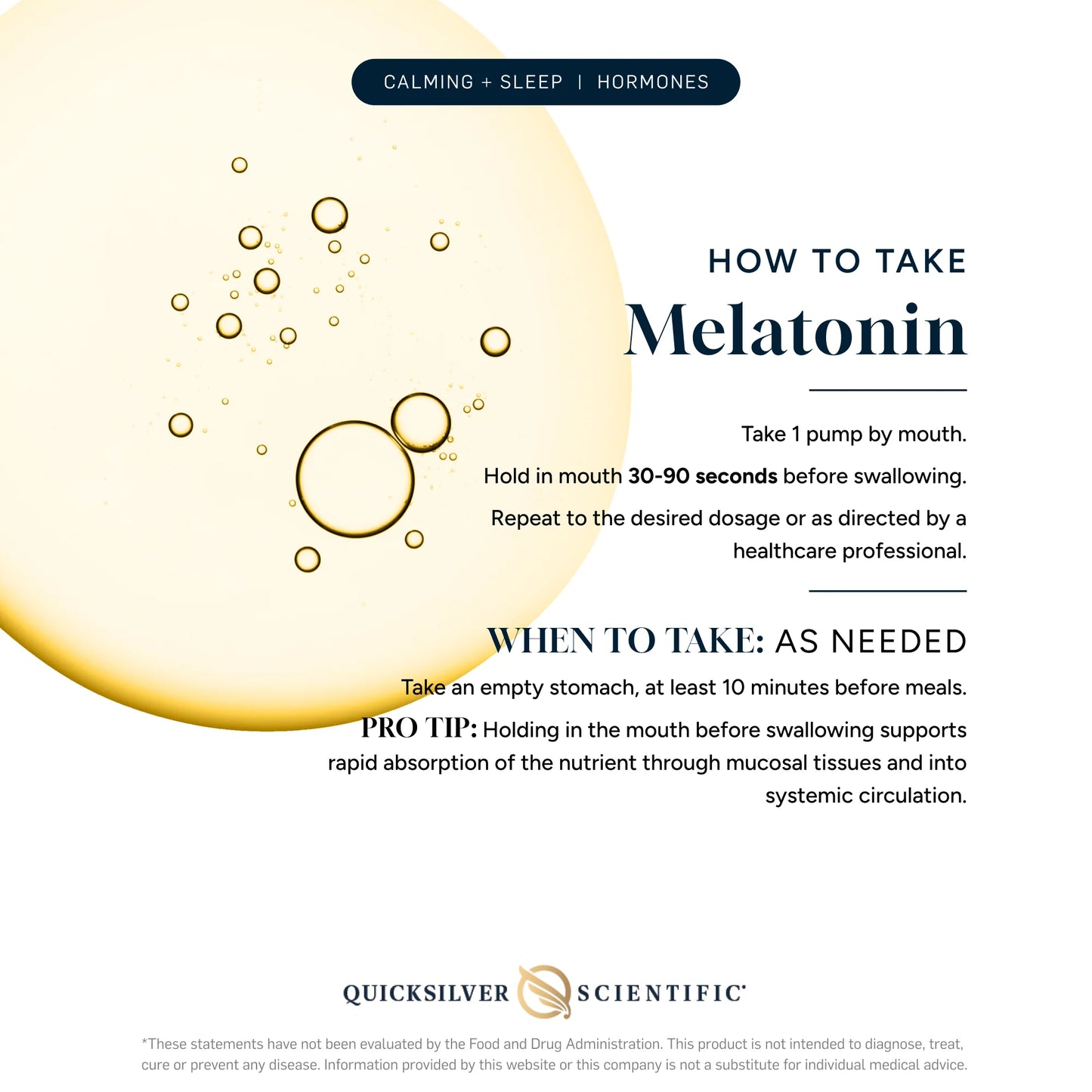 美國Quicksilver Scientific 脂質體褪黑素 Liposomal Melatonin,30 mL