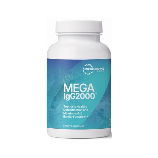 美國Microbiome Labs 牛血清免疫球蛋白IgG2000 Mega IgG2000，120粒膠囊
