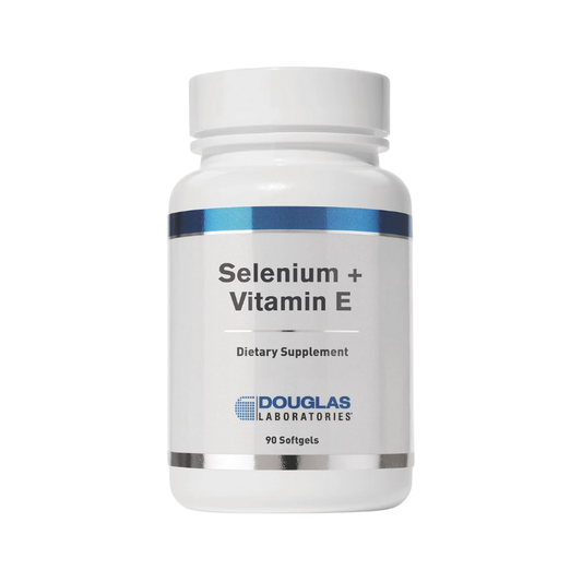美國Douglas Laboratories - 硒+維生素 E - Selenium + Vitamin E - 90粒軟膠囊