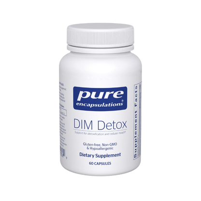 美國Pure Encapsulations DIM 二吲哚甲烷排毒 DIM Detox 60粒 膠囊