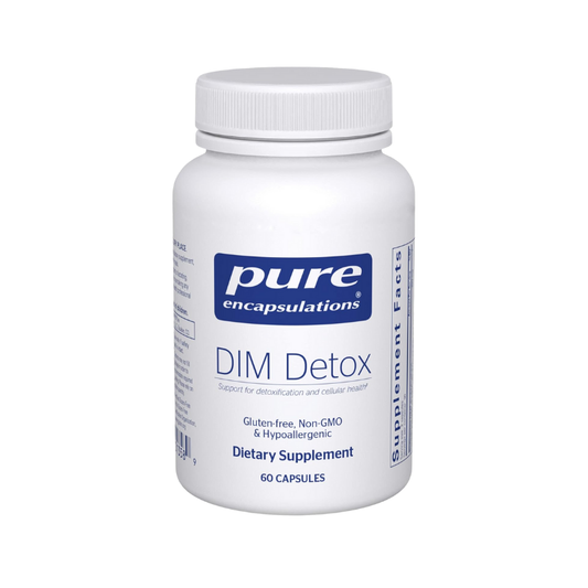美國Pure Encapsulations DIM 二吲哚甲烷排毒 DIM Detox 60粒 膠囊