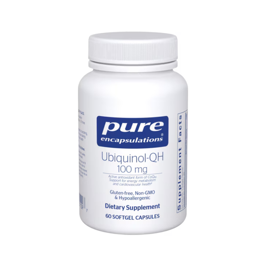 美國Pure Encapsulations 泛醇輔酶 100 mg  Ubiquinol-QH 100 - 60 粒 軟膠囊
