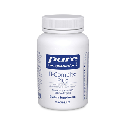 美國Pure Encapsulations 活性維生素B群  B-Complex Plus 120粒 膠囊