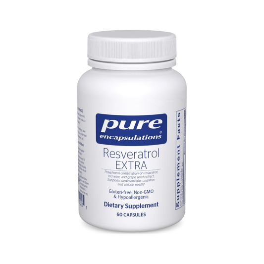 美國Pure Encapsulations - 白藜蘆醇 EXTRA - Resveratrol EXTRA -60 粒膠囊
