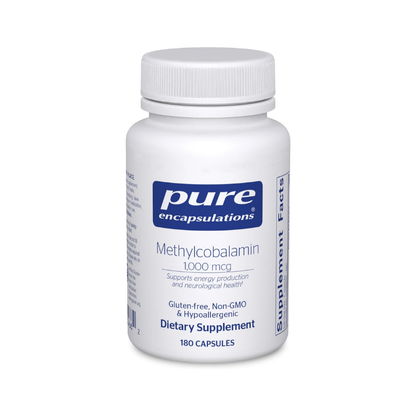 美國Pure Encapsulations  活性甲鈷胺 B12  1,000 mcg Methylcobalamin 1,000 mcg  180 粒