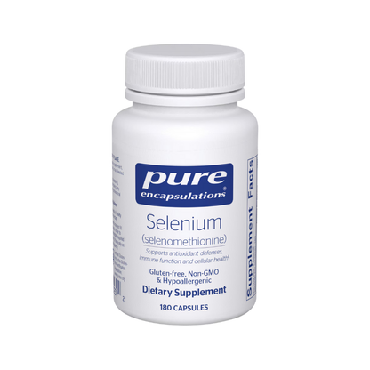 美國Pure Encapsulations L-硒代蛋氨酸 200 mcg Selenium (selenomethionine)  180粒 膠囊