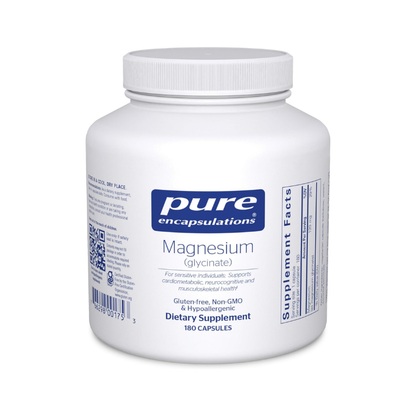 美國Pure Encapsulations  甘氨酸鎂 Magnesium Glycinate，180粒 膠囊