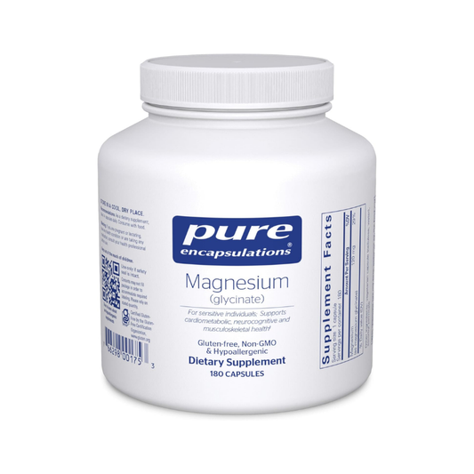 美國Pure Encapsulations - 鎂（甘氨酸鹽） - Magnesium (Glycinate) - 180 粒膠囊