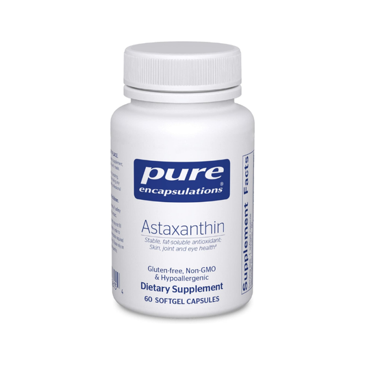 美國Pure Encapsulations -蝦青素 - Astaxanthin - 60粒軟膠囊