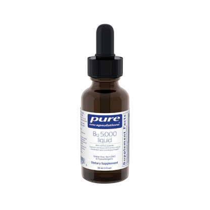 美國Pure Encapsulations 活性維生素B12 5,000 甲鈷胺 液體  B12 5,000 Liquid  1 液體盎司 30 mL