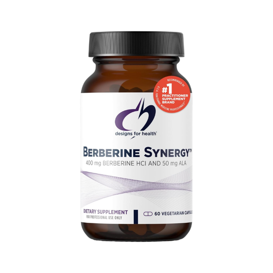美國Designs for Health 小蘗鹼+硫辛酸ALA Berberine Synergy，60 粒膠囊