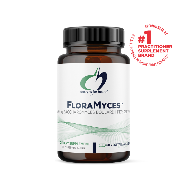 美國Designs for Health 布拉酵母菌  FloraMyces，60粒膠囊