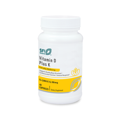 美國Klaire Labs/SFI Health Vitamin D Plus K，60粒膠囊