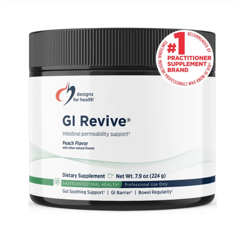 美國Designs for Health 谷氨醯胺複合腸道修復粉 GI Revive，7.9 oz/224g，腸道粘膜支持