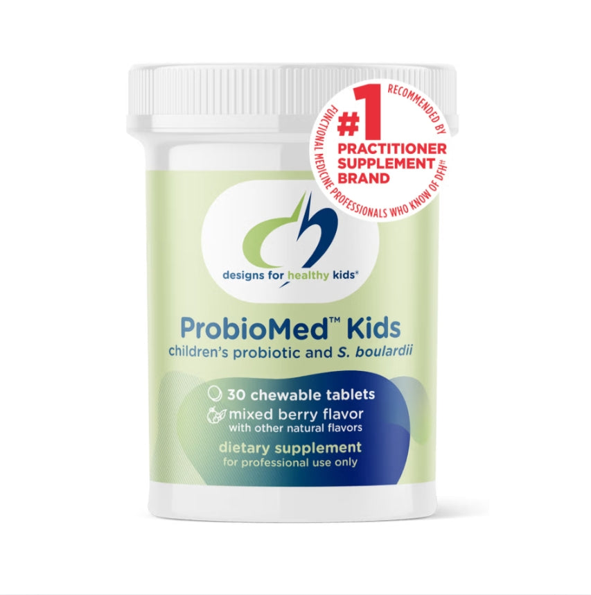 美國Designs for Health 兒童咀嚼益生菌配方 ProbioMed Kids，30 片