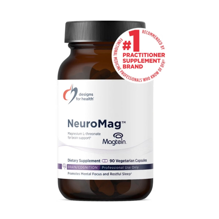 美國Designs for Health L-蘇糖酸鎂 促進大腦認知 NeuroMag，90粒膠囊