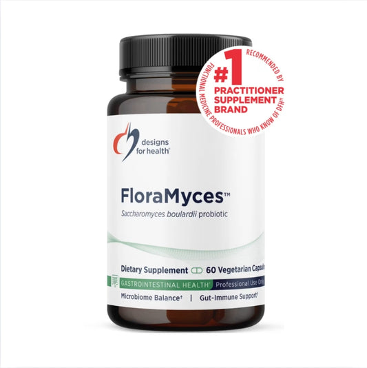 美國Designs for Health 布拉酵迪母菌  FloraMyces，60粒膠囊