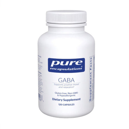 美國Pure Encapsulations GABA 氨基丁酸，120粒