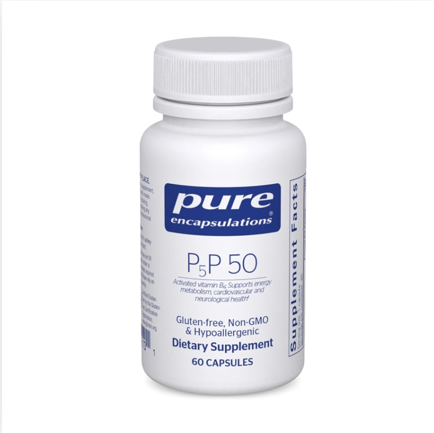 美國Pure Encapsulations  活性維他命B6 P5P 50，60粒 膠囊