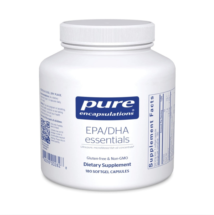 美國Pure Encapsulations 魚油 EPA/DHA Essentials 1000mg，180粒 膠囊