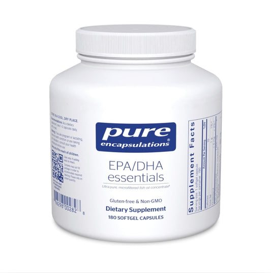 美國Pure Encapsulations 魚油 EPA/DHA Essentials 1000mg，180粒 膠囊