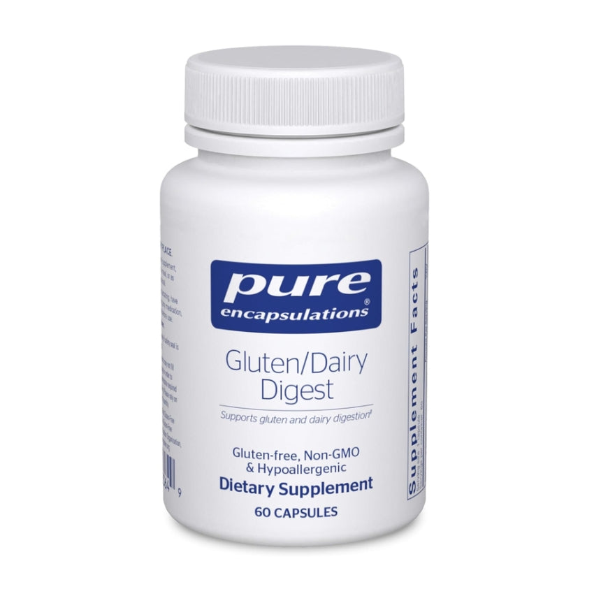 美國Pure Encapsulations  麩質乳製品消化酶 Gluten/Dairy Digest，60粒 膠囊