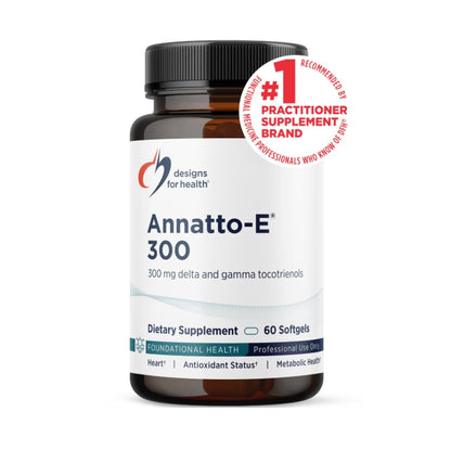 美國Designs for Health 維他命E 生育三烯酚 Annatto-E  300，60粒膠囊