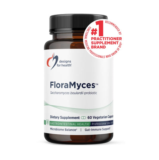 美國Designs for Health 布拉酵迪母菌  FloraMyces，60粒膠囊