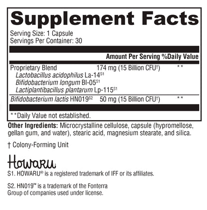 美國XYMOGEN 300億 CFU 腸道益生菌 微生態平衡 ProbioMax Daily 30B，30 粒膠囊